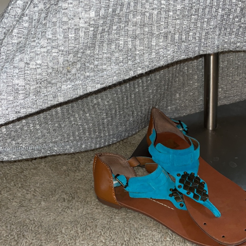 Large High-Low Blu Pepper Tank Dress - Picture 4 of 9